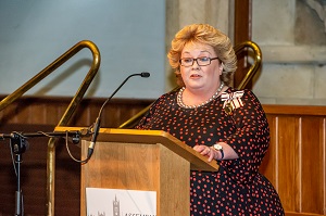 Mrs Fionnuala Jay-O'Boyle CBE, Lord-Lieutenant, Belfast  